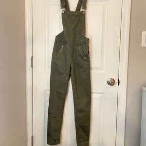 H&M ARMY GREEN OVERALLS